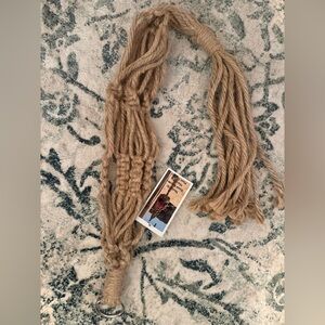 NWTs Handcrafted Macrame Plant Hanger